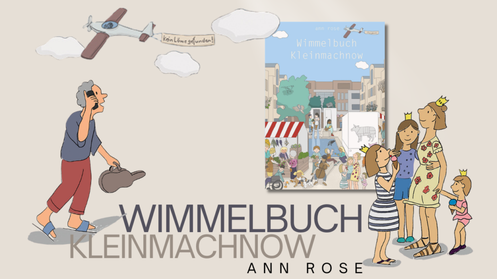 Banner "Wimmelbuch Kleinmachnow" Ann Rose